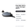 Außenspiegel Rechts Fiat 600 2023+ / Jeep Avenger 2022+ – Elektrisch, Beheizt, mit Blinker, Temperatursensor, 6+2 Pin