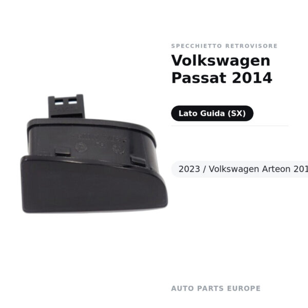 Außenspiegel Links Volkswagen Passat 2014-2023 / Volkswagen Arteon 2017+ – Bild 2