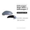 Außenspiegel Rechts Volkswagen Taigo 2021+ / Volkswagen T-Roc 2021+ – Lackierbar, Mod. Lane Assist – Bild 2