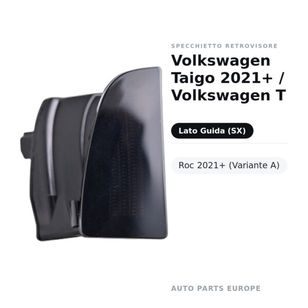 Außenspiegel Links Volkswagen Taigo 2021+ / Volkswagen T-Roc 2021+ (Variante A) – Bild 2