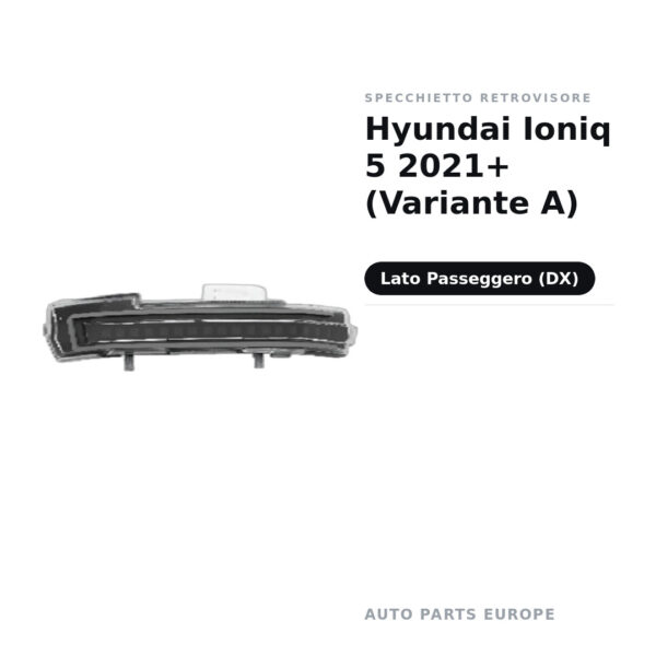 Außenspiegel Rechts Hyundai Ioniq 5 2021+ (Variante A) – Bild 2