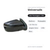 Specchietto Retrovisore Destro Universale – Elettrico, Ripiegabile, con Freccia, Angolo Cieco, 9 Pin, Nero – foto 2