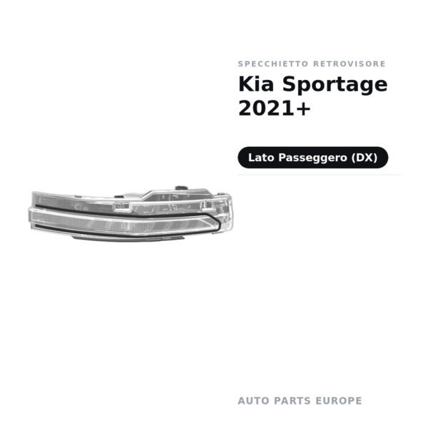 Specchietto Retrovisore Destro Kia Sportage 2021+ – foto 2