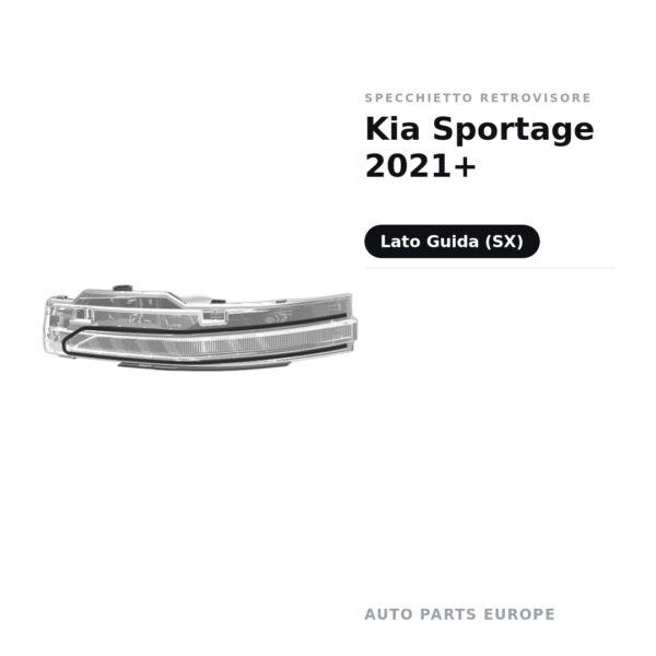 Specchietto Retrovisore Sinistro Kia Sportage 2021+ – foto 2
