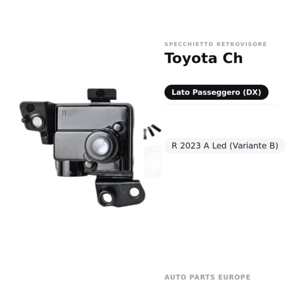Außenspiegel Rechts Toyota Ch-R 2023 A Led (Variante B) – Bild 2