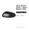 Calotta Specchietto Retrovisore Destro Dacia Duster 2023+ / Dacia Bigster 2024 – Nera ruvida – foto 2