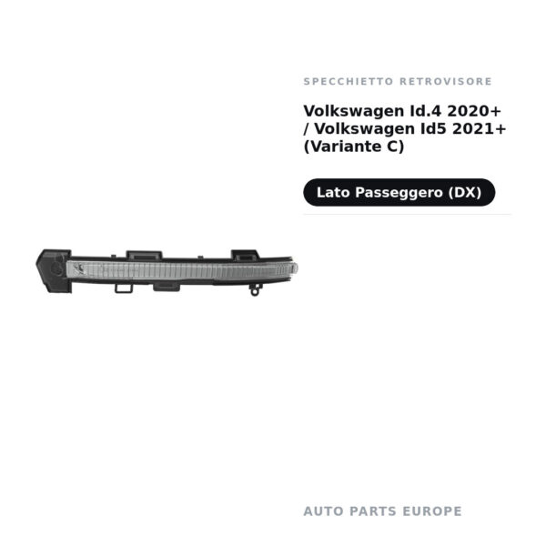 Außenspiegel Rechts Volkswagen Id.4 2020+ / Volkswagen Id5 2021+ (Variante C) – Bild 2