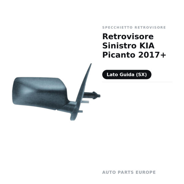 Retrovisore Sinistro KIA Picanto 2017+ – foto 2