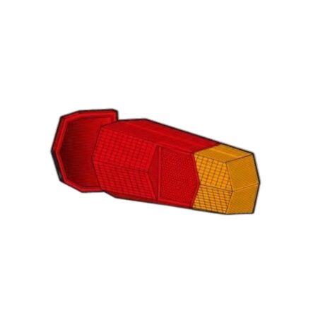 Fanale Posteriore Citroen Dyane 1967+ – Senza Targa Dx=Sx