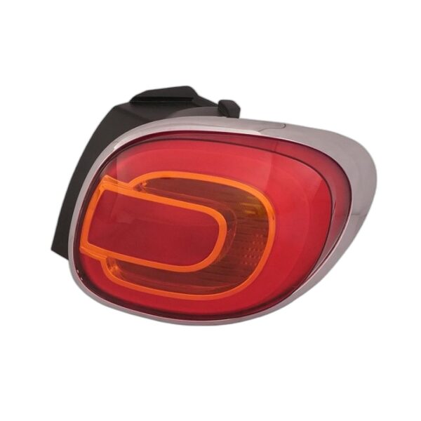 Fanale Posteriore Destro FIAT 500L 2012+ - Cornice Cromata Modello Living 7 Posti