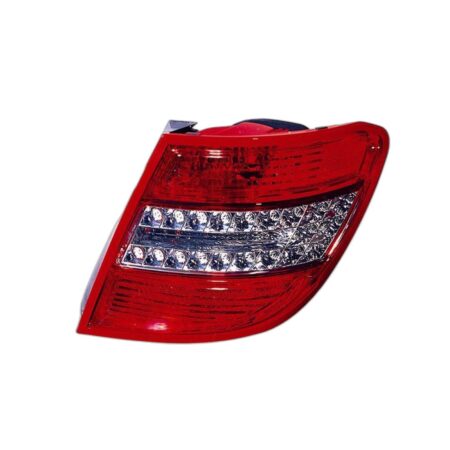 Fanale Posteriore Destro Mercedes Classe C W204 2006+ - Station Wagon Bianco-Rosso A Led