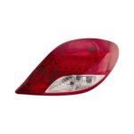 Fanale Posteriore Destro Peugeot 207 2009+ - Bianco-Rosso A Led