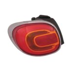 Fanale Posteriore Sinistro FIAT 500L 2012+ - Cornice Cromata Modello Living 7 Posti