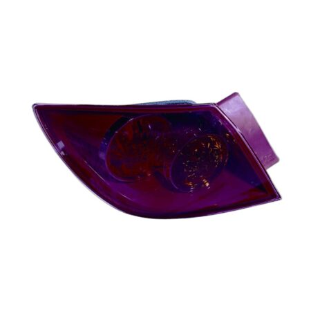 Fanale Posteriore Sinistro Mazda 3 2003-2008 - 5 Porte Esterno Rosso