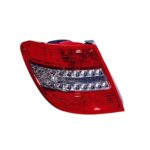 Fanale Posteriore Sinistro Mercedes Classe C W204 2006+ - Station Wagon Bianco-Rosso A Led
