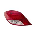 Fanale Posteriore Sinistro Peugeot 207 2009+ - Bianco-Rosso A Led