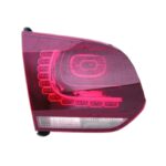 Fanale Posteriore Sinistro Volkswagen Golf Vi 2008+ - Gti (R) Interno A Led Rosso Scuro
