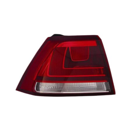 Fanale Posteriore Sinistro Volkswagen Golf Vii 2012-2016 – Bianco-Rosso Fondo Scuro Esterno