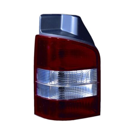 Rückleuchten Rechts Volkswagen 2003+ – Transparent T5 1 Tür Weiß/Rot