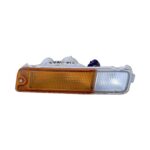 Fanalino Destro Mitsubishi L 200 1996+ - (Modello Paraurti) Bianco/Arancio