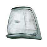 Fanalino Destro Toyota Hi-Lux(Pick-Up)-Vw Taro- Bianco 1991+ - Cornice Grigia