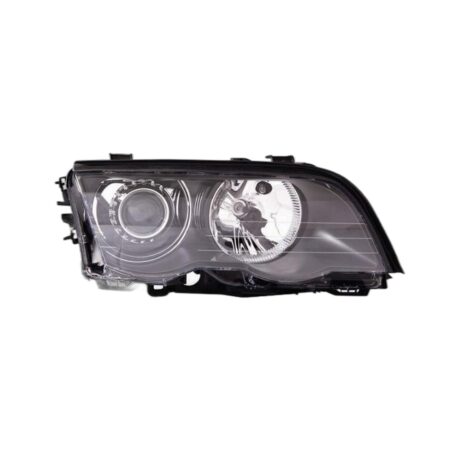Faro Anteriore Destro BMW Serie 3 E46 Xenon – Con Motore Elettrico Incluso (Cornice Nera)