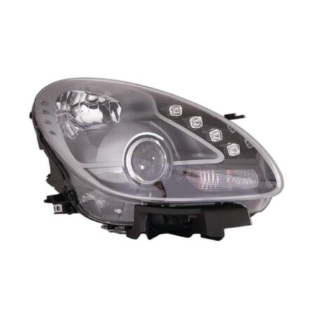 Faro Anteriore Destro Alfa Romeo Giulietta 2010+ - Parabola Nera A Led Con Motore