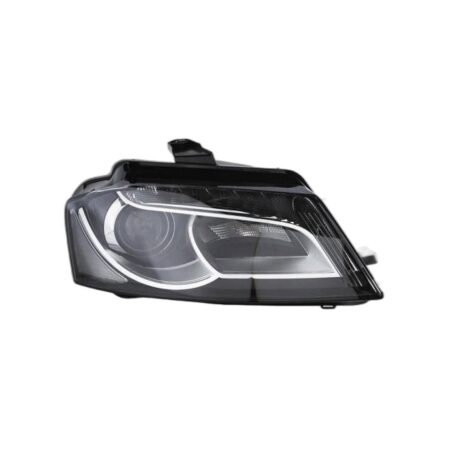 Faro Anteriore Destro Audi A3 2009-2011 - Xenon Con Motore E Luce Diurna A Led Parabola Nera
