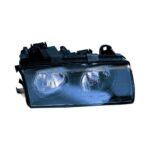 Faro Anteriore Destro BMW Serie 3 E36 95-97 Vetro Con Gocce H7-H7, originale 63128363496