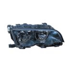 Scheinwerfer Rechts BMW Serie 3 E46 2001 – Schwarz Mit Motor, Originalnummer 63126919626, 63127165902