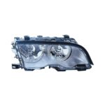 Faro Anteriore Destro BMW Serie 3 E46 (Cornice Silver) C/Motore