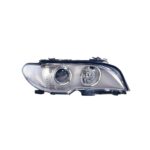Faro Anteriore Destro BMW Serie 3 E46 Coupe' 2003+ - Parabola Cromata Fanalino Bianco Con Motore