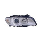 Scheinwerfer Rechts BMW Serie 3 E46 Coupe 2003+ - Chromreflktor – Xenon Chromreflektor Weißes Blinklicht, Originalnummer