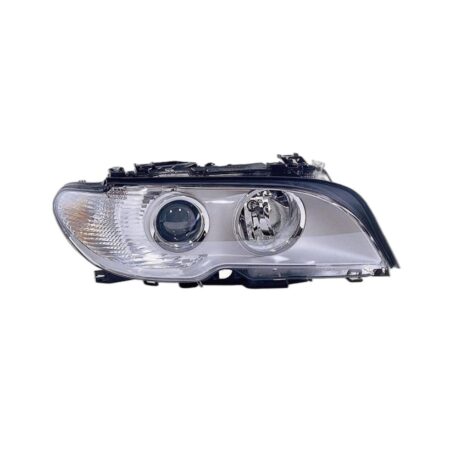 Faro Anteriore Destro BMW Serie 3 E46 Coupe' 2003+ - Parabola Cromata – Xenon Parabola Cromata Fanalino Bianco