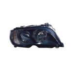 Faro Anteriore Destro BMW Serie 3 E46 Coupe' 2003+ - Xenon Parabola Nera Indicatore Bianco