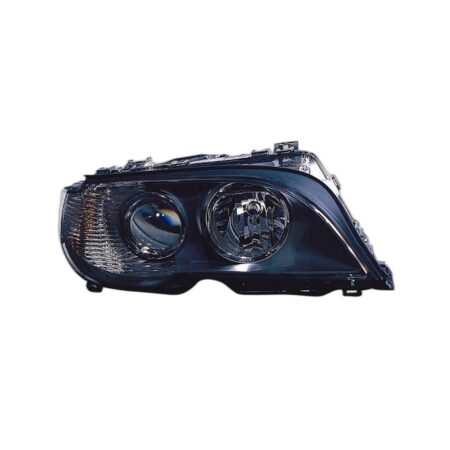 Faro Anteriore Destro BMW Serie 3 E46 Coupe' 2003+ - Xenon Parabola Nera Indicatore Bianco