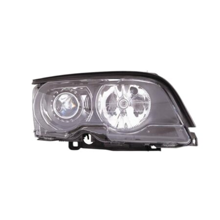 Faro Anteriore Destro BMW Serie 3 E46 Coupe' Xenon C/Motore Elett. (Cornice Nera)