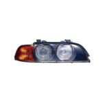 Scheinwerfer Rechts BMW Serie 5 E39 – Mit Linsenscheinwerfer Xenon Orangefarbener Blinker, Originalnummer 63128361734