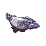 Faro Anteriore Destro BMW Serie 5 Mod. E60 2003+ - Bixeno Con Luce Diurna A Led Con Motore Parabola Nera