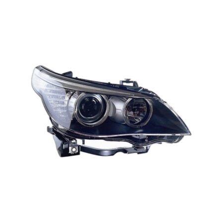 Faro Anteriore Destro BMW Serie 5 Mod. E60 Ry 2007+ - Parabola Nera A Led Con Motore