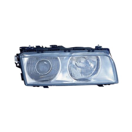 Faro Anteriore Destro BMW Serie 7 E38 1995-1997 - Parabola Cromata – 2Dr-H7 Con Centrale Xenon Parabola Cromata