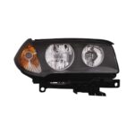 Faro Anteriore Destro BMW X3 2004-2005 - Con Indicatore Di Direzione Arancio Parabola Nera Con Motore