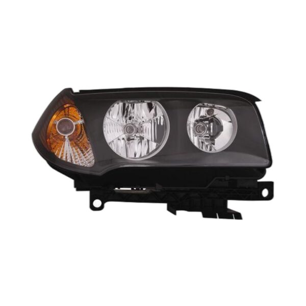 Faro Anteriore Destro BMW X3 2004-2005 - Con Indicatore Di Direzione Arancio Parabola Nera Con Motore