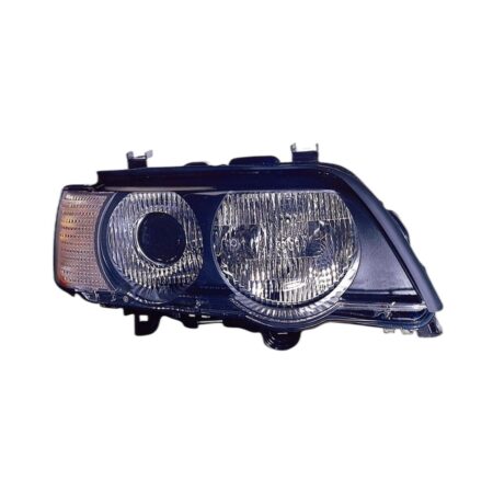 Faro Anteriore Destro BMW X5 2000+ - Freccia Bianca (trasparente) – Xenon Fanalino Bianco