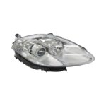 Faro Anteriore Destro FIAT Bravo 2007-2009 - Parabola Cromata Indicatore Di Direzionale Bianco