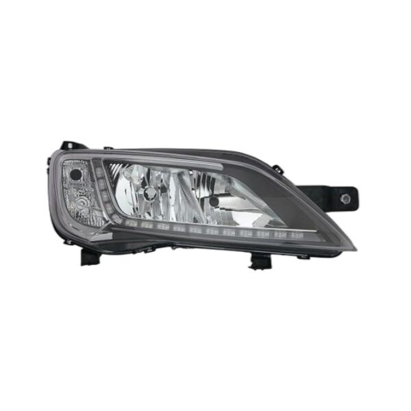 Faro Anteriore Destro FIAT Ducato 2014+ - - Citroen Jumper 2014 Parabola Cromata Con Luce Diurna A Led Con Motore