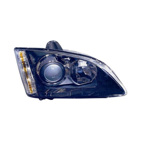 Faro Anteriore Destro Ford Focus 2005-2006 - Parabola Nera – Con Regolazione Afs Con Lentic Parabola Nera