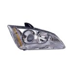 Scheinwerfer Rechts Ford Focus 2005-2006 - Chromierte Schale – Xenon Chromierte Schale, Originalnummer 1324252, 1384546