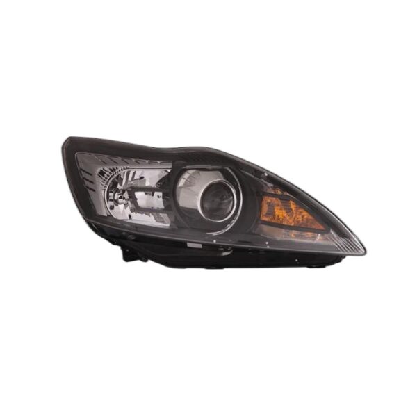 Faro Anteriore Destro Ford Focus 2007-2010 - Xenon Parabola Nera Con Motore Elettrico