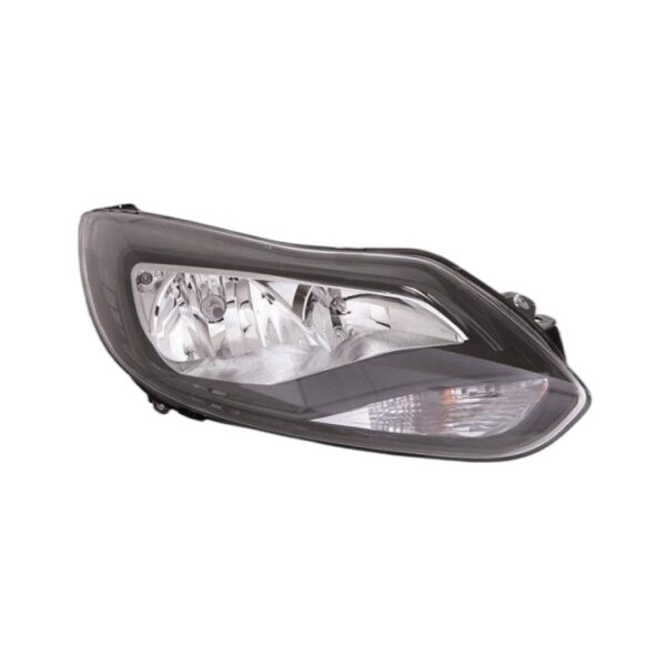 Faro Anteriore Destro Ford Focus 2011-2013 - Parabola Nera Con Motore